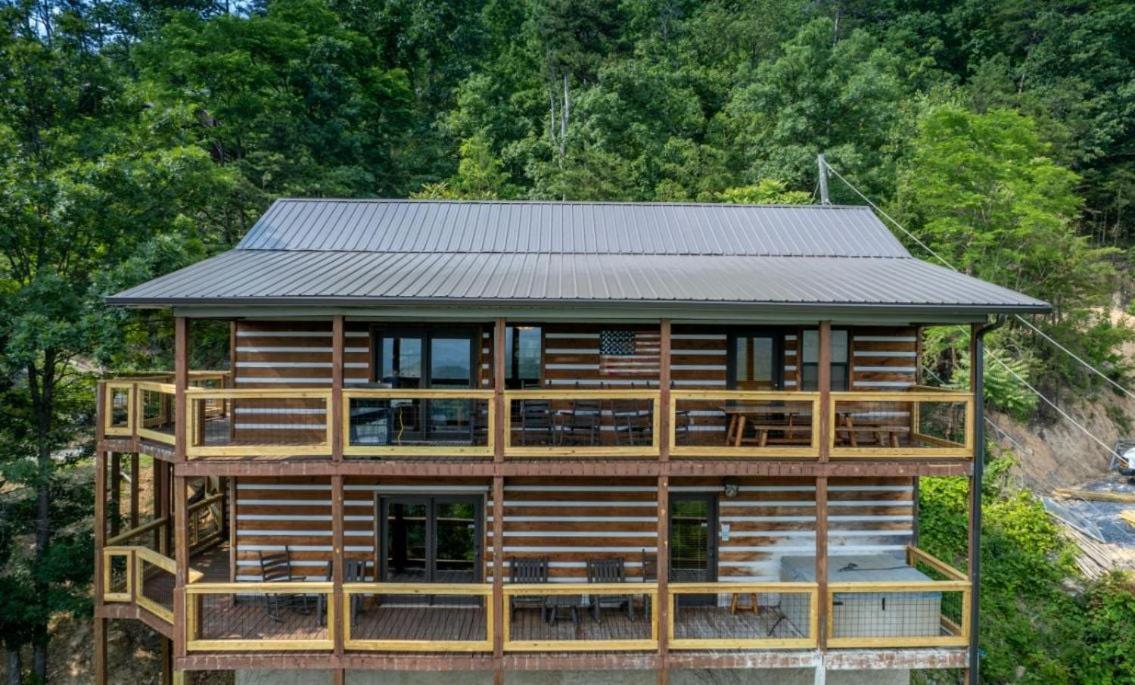 Vila Smoky View With A Twist Pigeon Forge Exteriér fotografie